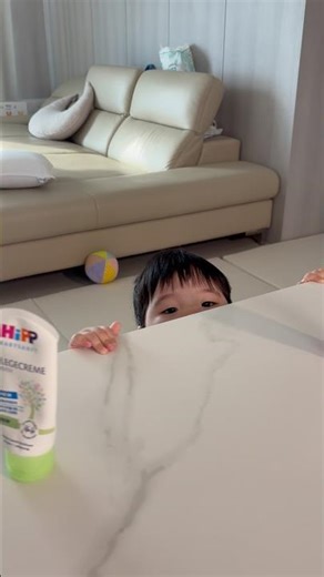 식탁 위에 물건을 잡고 싶어요 😫 | テーブルの上の物をつかみたい | 想抓桌子上的东西 | I want to grab something on the table