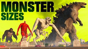 A 3D Animated Size Comparison of Monsters