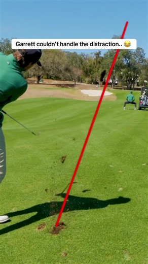 Garrett couldn’t hand this one 😂 New Good Good video is LIVE! #goodgood #golf #fyp