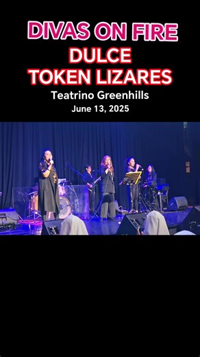 A powerful performance of a gospel song by the Charity Diva Token Lizares at "DIVAS ON FIRE" fundraising concert, back to back with the Asia's Timeless Diva Dulce, happened last June 13, 2025 at Teatrino at Promenade, Greenhills. Congratulations!!! Showbiz On The Go | Joey Austria