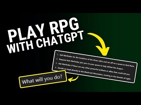 How to Play RPG With ChatGPT