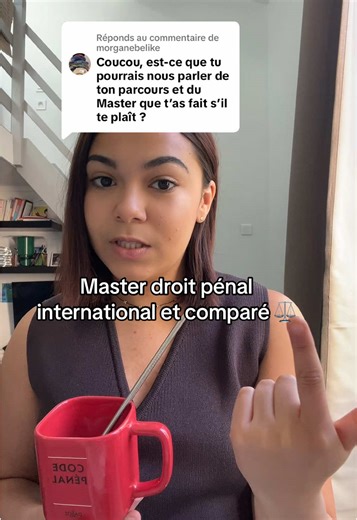 Master en Droit Pénal International et Comparé⚖️