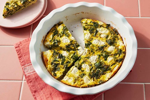 This Crustless Spinach & Goat Cheese Quiche Is as Simple as It Gets