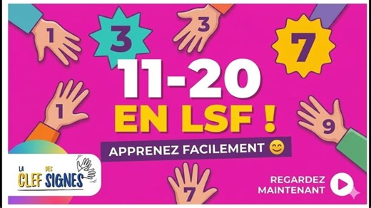 ✨ Apprenez à compter… en LSF✋PARTIE 2 | Dominique Vaille