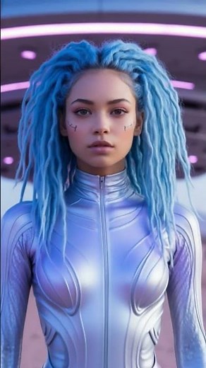 Alien 👽 👾 Girls in the space 🚀 2 #aigirls