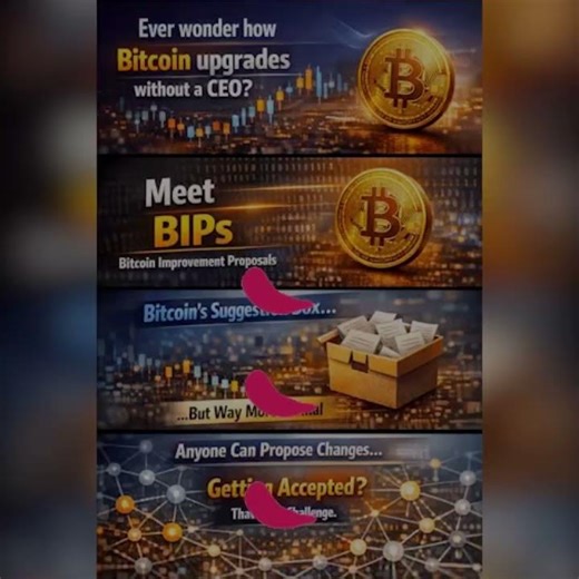 🧵 Ever wonder how Bitcoin actually upgrades without a CEO or company in charge?