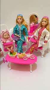 satisfying with unboxing video collection dress pink and blue 🛍️🎉🎀