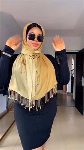 how to style scarf tutorial #styly #scarfknot #scarftutorial #beauty