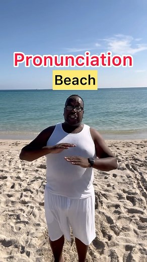Woody English on Instagram: "The pronunciation of the word “beach” phonetically it’s the letter B plus the sound CH said in one syllable, BCH. #beach #pronunciation #esl #learn #teachers #speak #englishteacher #english #easyenglish #tips #englishtips #ielts #toefl #woodygermeil Clear?"