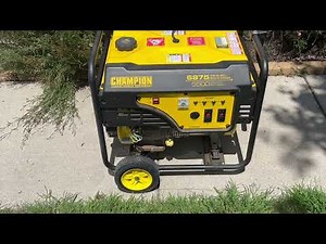Champion Power Equipment 10,000 Watt Electric Start Tri Fuel Home Backup Portable Generator Review