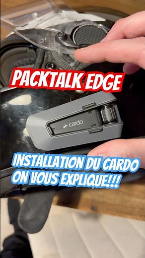 Installation du Packtalk Edge de chez CARDO #moto #cardo #intercom #installation
