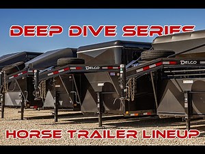 Cowboy Deluxe & Cattleman Livestock Trailers | Delco Trailers