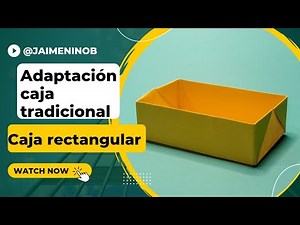 Como hacer Caja rectangular en papel