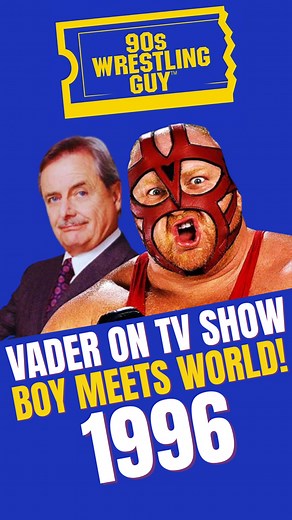 Vader on TV show Boy Meets World! 🌎 #WWE #WWF #BoyMeetsWorld #TV #Vader | 90s Wrestling Guy