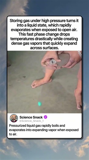 HOW LIQUID GAS EVAPORATES