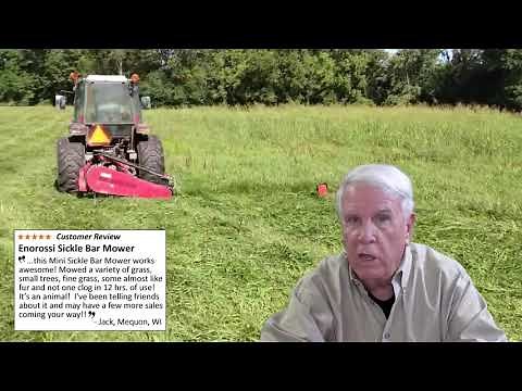 Enorossi BF270H Double Blade Sickle Bar Mower Review