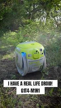 I have a real life DROID! Introducing G1T4-M1N1 #pffpartner #G1 #starwars #starwarsdroids #droids