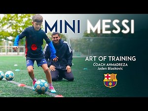 Mini Messi Training Session | Academy Barcelona | Football Skills for Kids