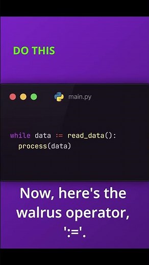 This Python operator will clean up your loops instantly #learnpython #coding #python #webdevelopment