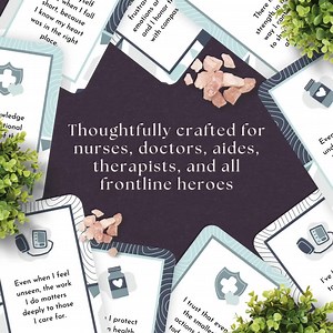48 Healthcare Workers Affirmation Cards Set, INSTANT DOWNLOAD, Nurse Gift, Nurse Mentor Gift, CNA Gift, Medical Student Gift, Doctor Gift - Etsy
