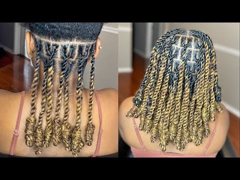 How To: Invisible Locs Tutorial | 2 Strand Twist Bob Locs With Knots