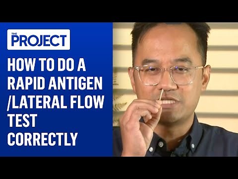 How To Do A Rapid Antigen / Lateral Flow Test Properly