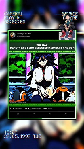 the way Mineta and Sero defeated Midnight and won #myheroacademia #edit #mhacommunity #mhaedit #mha