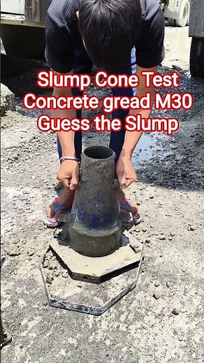 Slump Cone Test Workability test step by no no mistake