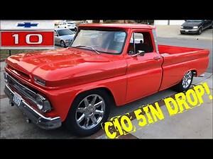 LOWER CHEVY C10, 5 Inches, Rear Drop Springs! Part 2