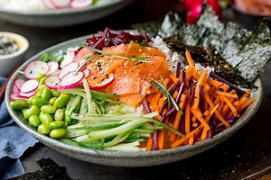 Salmon Sushi Bowl