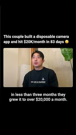 This couple built a disposable camera app and hit $20K/month in 83 days
