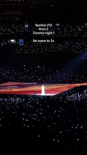 Seat View Toronto ERAS TOUR Rogers Centre