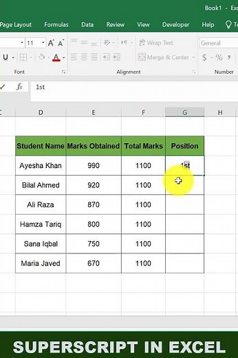 Quick Excel Hacks | Superscript Trick You Must Know!
