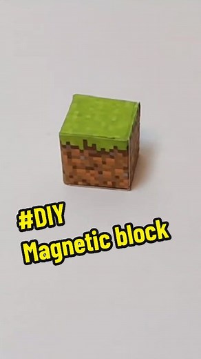 How to Make Magnetic Minecraft Blocks: DIY Tutorial