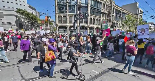 Thousands march in pro-choice rally in San Francisco