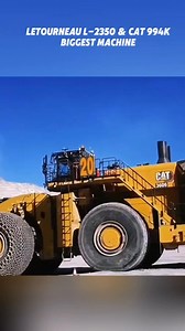"Amazing Wheel Loaders: LeTourneau L-2350 & Cat 994K in Action!" #HeavyMachinery #WheelLoader #MiningEquipment #MegaMachines #Operator | Konstruksi Berat