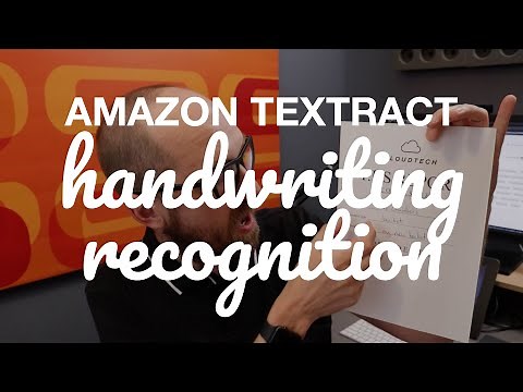 Amazon Textract Handwriting Recognition (New)