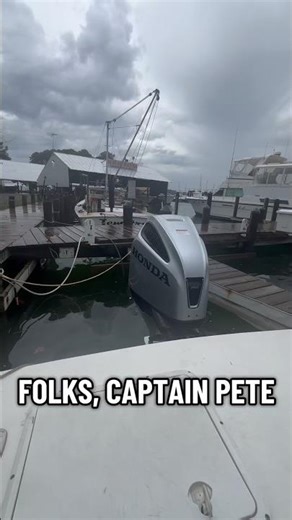 Storms gonna happen today! Double checking dock lines/adding some for safety #chesapeakebay