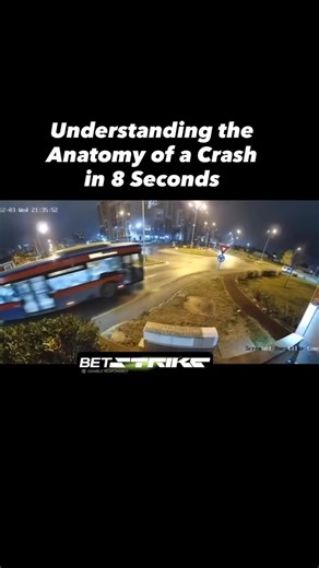 Rawcrashfootage on Instagram: "This is terrifying dashcam footage of a crash at a high-speed roundabout. While a bus appears to be in motion, the chaos explodes when a white SUV collides violently with another car. The key issue in roundabout crashes is often entry speed and failure to yield to traffic already in the circle. This clip proves that high traffic volume and low light demand 100% focused attention—a brief lapse can result in a massive collision that involves multiple vehicles... If y