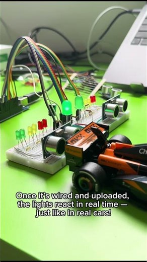 Arduino Project: Parking Spot System (Ultrasonic Sensors Explained) #diy #electronics #arduino