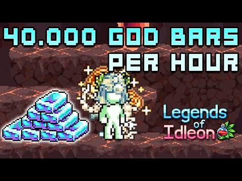 IdleOn How to smelt 40k God bars per hour | Idleon Smelting God bars