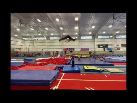 ⚠️ Simone Biles (USA) landing double back pike on vault 2020