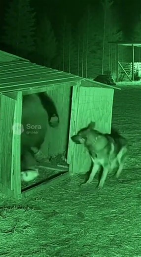 🐻🐕 “Bear Raids Farmyard — Herd Dog Saves the Day”