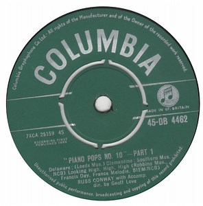 Russ Conway - Piano Pops No.10