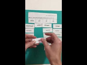 DR sort 25 number prefixes (mono- uni- bi- tri-)