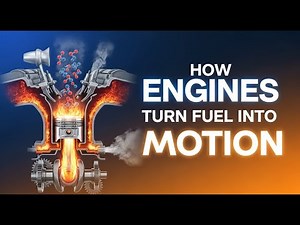 How Engines Turn Fuel into Motion (The 3-Step Trick)