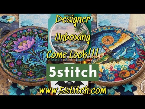 5Stitch Unboxing!! #5stitch #stampedcrossstitch #pointdecroix #flosstube #embroidery #unboxing