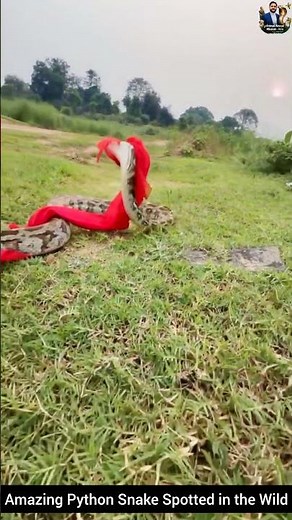 Amazing Python Snake Spotted in the Wild #snake #wildliferescue #wildlifeentertainment #wildlife