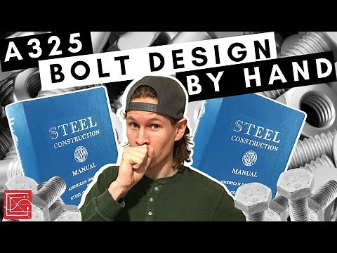 Steel Bolt Design BY HAND and AISC TABLES - AISC Steel Manual 15th Edition