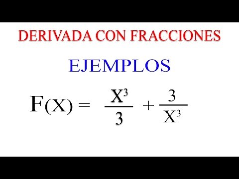 DERIVATIVE OF FRACTIONS | EXERCISE 001